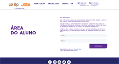 Desktop Screenshot of centraldoaluno.cellep.com