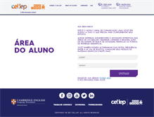 Tablet Screenshot of centraldoaluno.cellep.com