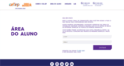 Desktop Screenshot of centraldoaluno2.cellep.com